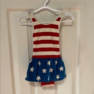 Hanna Andersson American Flag Patriotic SwimSuit